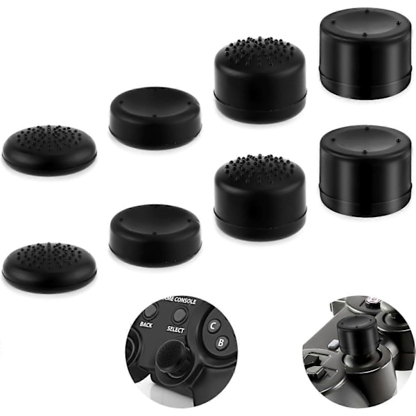 8 stk. Tommelgrephetter for Playstation Portal, Silikon Joystick-deksler Kontroller