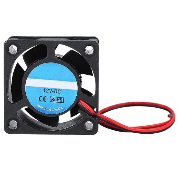 4020 DC 12V 0.15A Køleventilator til 3D Printer - Sort