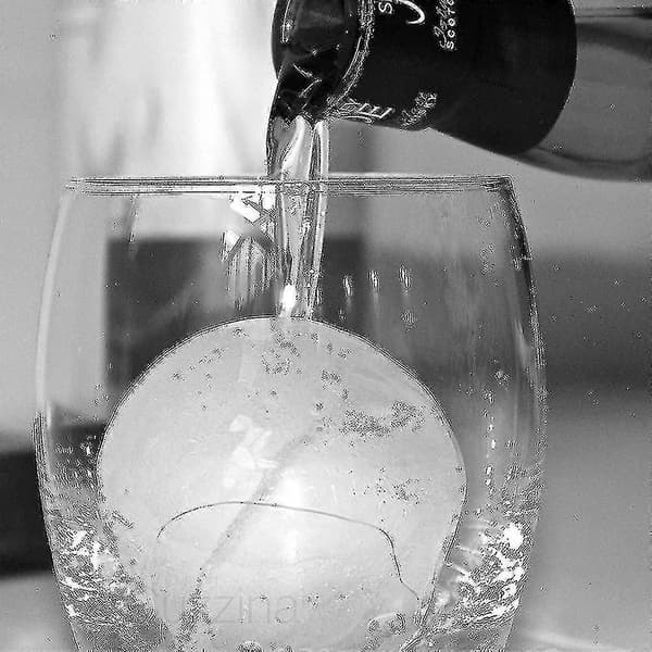 2 stk. Runde Silikone Isbold Whiskey Mate Stor Isboldform Bedste Gave