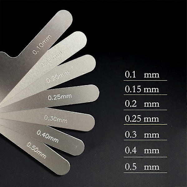 Oral Interproximal Reduktionsmätare Tand för Spaltmätning Reciprocating IPR System Rostfritt Stål Ortodontiskt Instrument Banmo