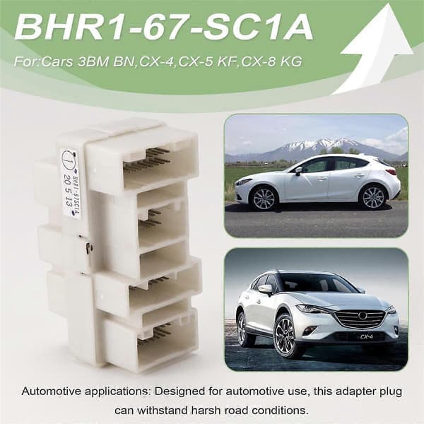 BHR1-67-SC1A Bilkontaktindsats Adapter Stik til Mazada 3 -4 -5 -5