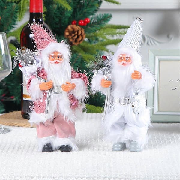 Julenisse Julerstatuer Stående Julenissebilde Julepynt Hjemmedekor A
