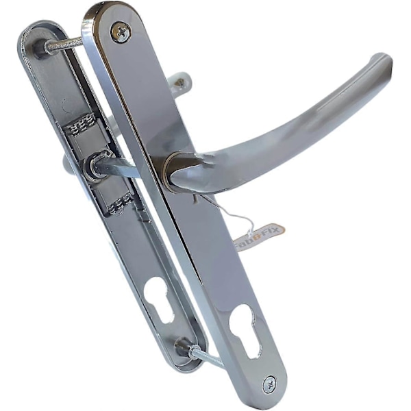 Dørhåndtak for Upvc i Hardex Chrome, 92mm / 210mm - SFYGV
