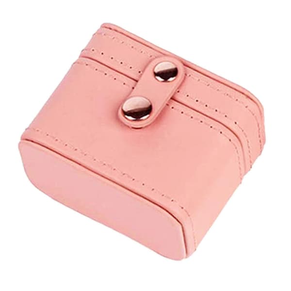Ringbox Liten Smyckeskrin Flickor Organizer Resefodral Förvaringslåda