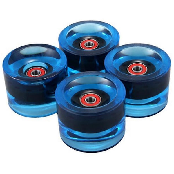 7 tommer Longboard Truck Hjul Sæt 4 stk. PU Hjul 8 stk. Lejer T Skateboard Værktøj Skateboard Hjul Com