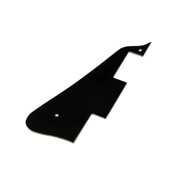 Metallisk Elektrisk Gitarr Pickguard Scratch Plate Passar för LP-Stil Gitarr Pickguard Ersättning Svart