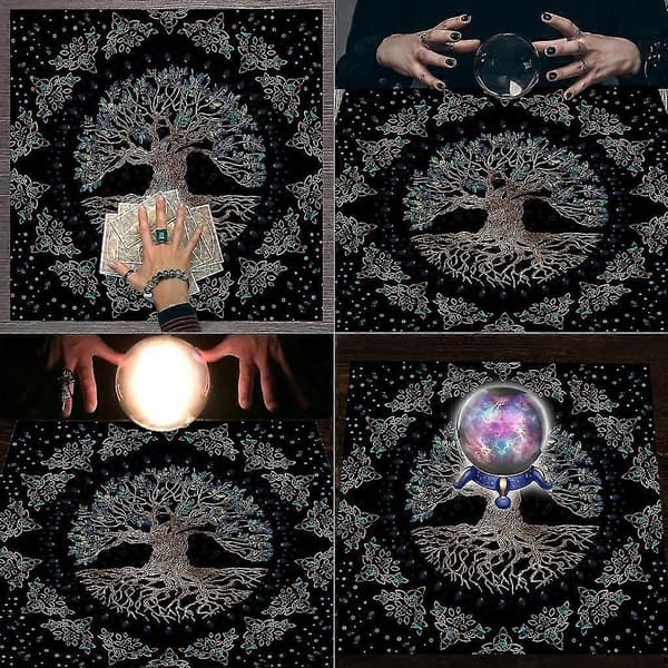Astrologi Stjärnor Pendel Slagruta Bordsduk Spådom Brädspel Bordsduk