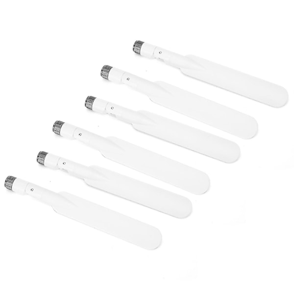 6 stk. WiFi Antenne 2.4G/5G Dual Band 5DBI 700?2700Mhz RP?SMA Trådløs Netværksrouter