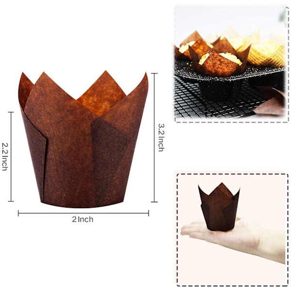 Muffinsformar 300-pack Bakformar Muffinpapper Perfekt för Födelsedagsfester, Bröllop, Bagerier