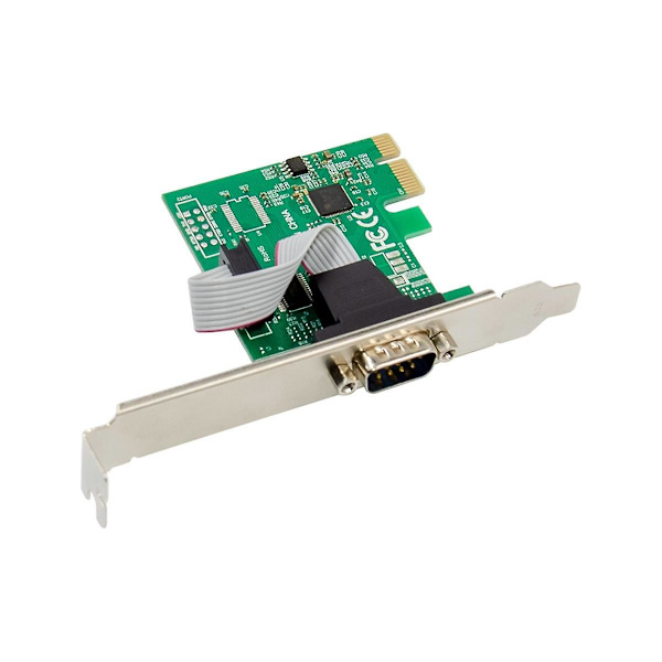 Udvidelseskort St328 Pcie X1 Ax99100 1s Db-9 Pin Rs232 Industriel Com Port Multifunktionel Bekvemmelighed