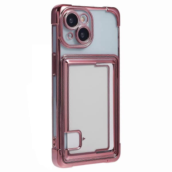 Til iPhone 14 Plus etui kortplads galvanisering TPU telefoncover