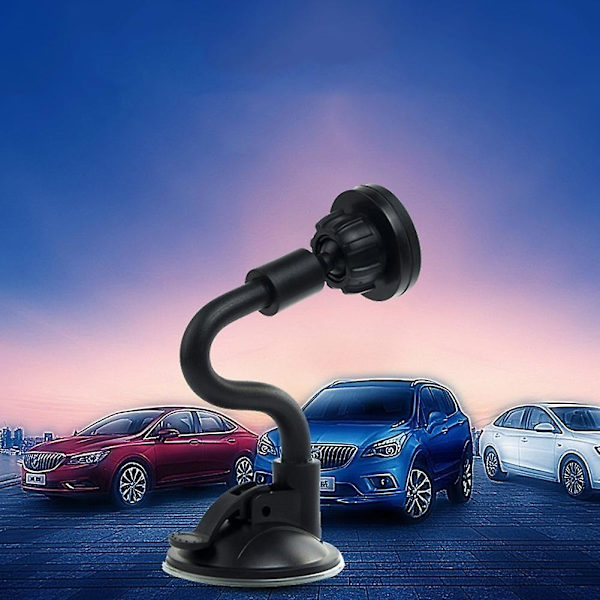 Universal Lang Arm Magnetisk Telefonholder Justerbar Bil Forrude Montering Stativ