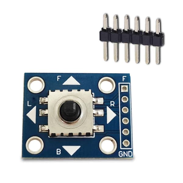5-vejs Navigationstastmodul 5d Rocker Mikrocontroller Multifunktionel Bærbar Praktisk Tastatur S