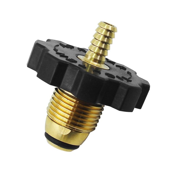 Myk nese-adapter for propanbeholder med 1/4 tommers slangebarb LP-beholderadapter