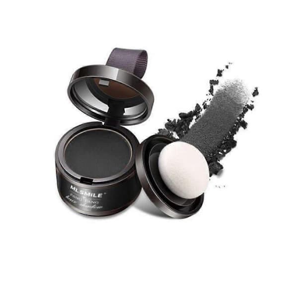 Hårlinjepuder Hårlinje Täckpuder Hårskugga Hårrotsbättring Natural Black
