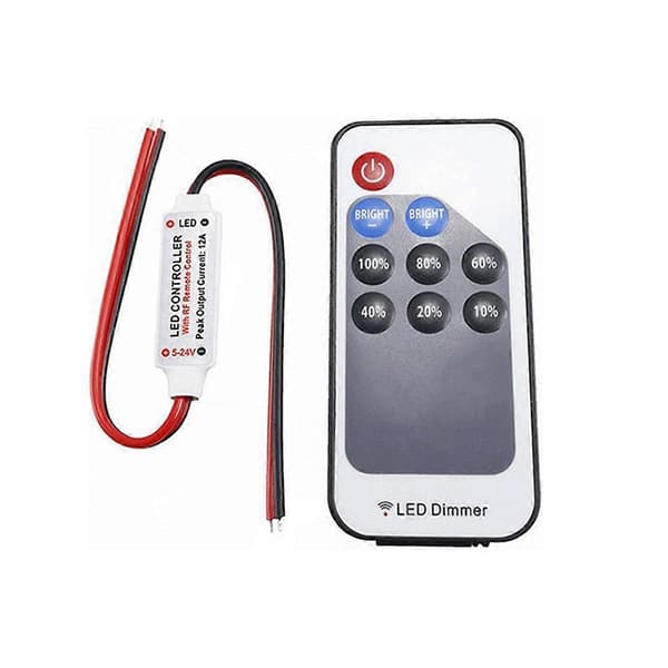 Spännings PWM Signal Controller RF 9-Knapps Fjärrkontroll