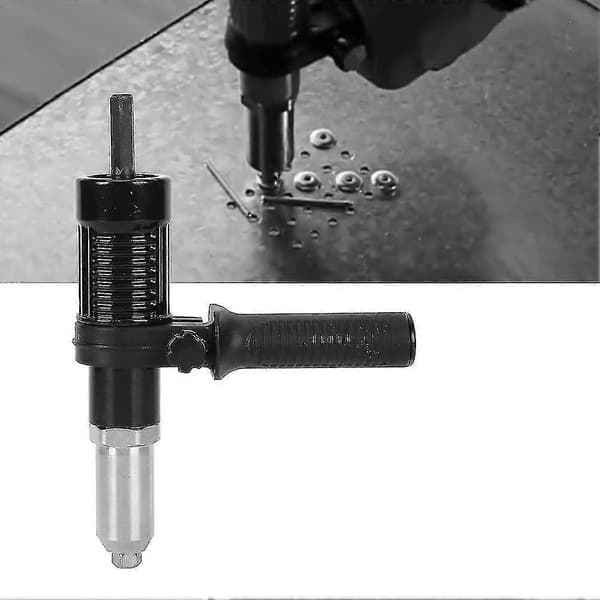 Nitmutterpistoladapter, Professionell Handhållen Elektrisk Nitmutterpistol för Trådlös Borrmaskin, Nitmutterpistoladapterset, Handverktygsborr