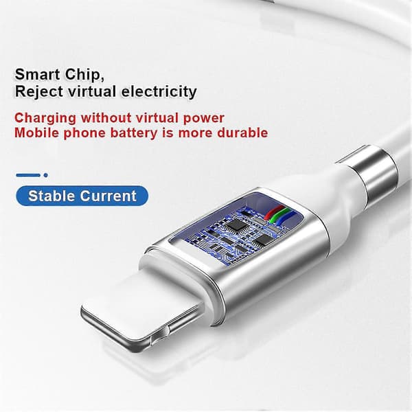 Magneettinen itsestään kelautuva Lightning-USB-kaapeli