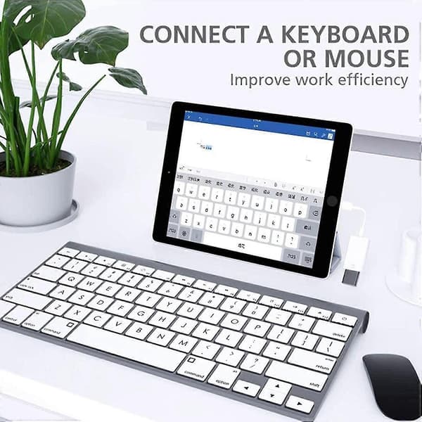 Til Kamera USB Hunn OTG-kontakt Adapterkabel For Apple iPhone eller Android
