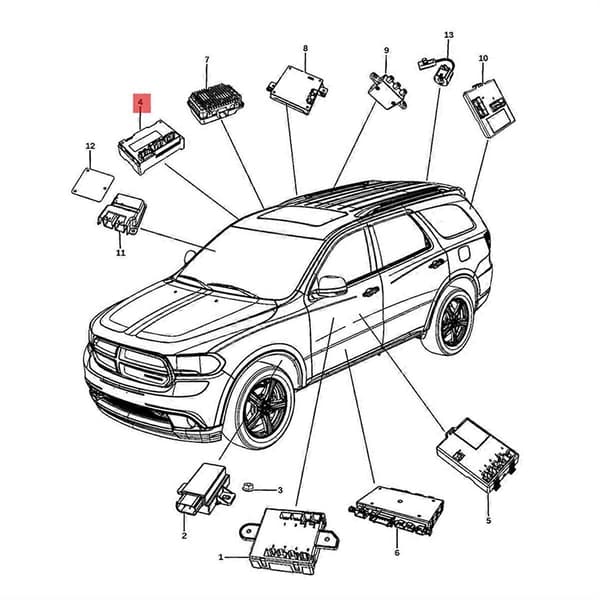 643AA 4WD Jakolaatikon Ohjausmoduuli Plug&Play Dodgeen