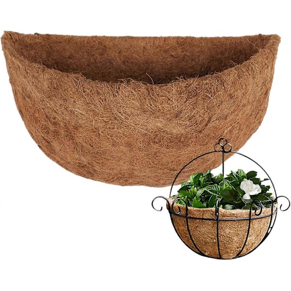 3 Hängande Korgfoder, Kokosfiberfoder För Hängande Korgar Växt Blommor