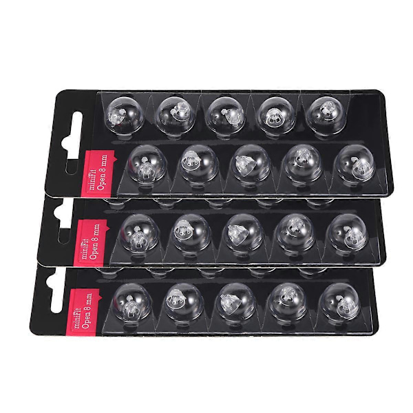 Høreapparat Dome til Oticon Minifit Bass 8mm Åben (3 Pak), Oticon Høreapparat Tilbehør Universal Do