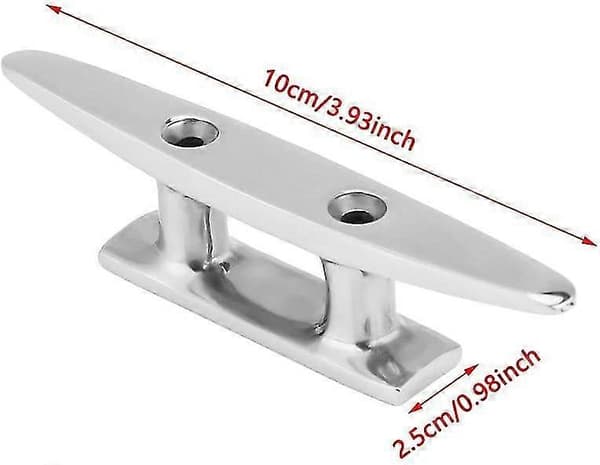 Båtklamper, 4 Rustfrie Stål Båtfortøyningsdokk Chock Dekk Tau Klampe-Yvan