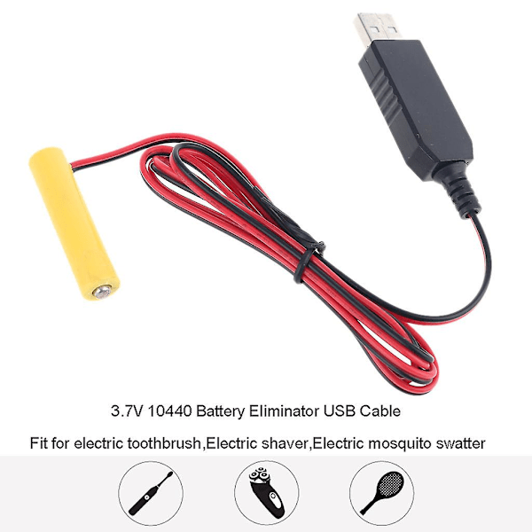 Batteri till Elektrisk AAA-omvandlare Konvertera vilken 3.7V AAA-batteridriven kabel som helst
