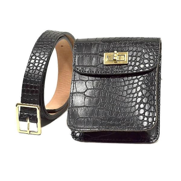 Unisex Mode Dobbelt Lynlås Tasker Læder Skuldertasker Crossbody Taske Brysttasker