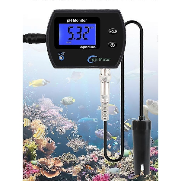 PH-meter Akvarium vandkvalitetsovervågningsanalysator