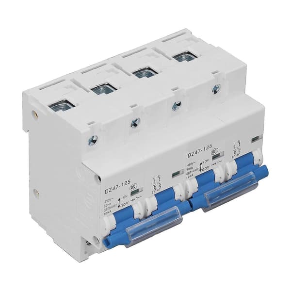 Interlock Afbryder 10KA Brydeevne Skinneinstallation Mini Dobbelt Strøm Manuel Overførselskontakt AC450V 125A