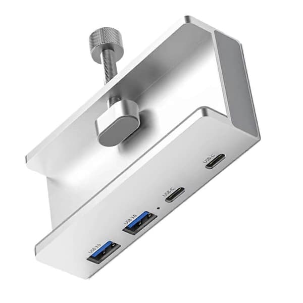 4 Porter USB 3.2 HUB USB3.2 Splitter Adapter Clip Multi Konsentrator, B