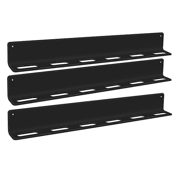 Solglasögonställ Vägg Klar Akryl Glasögon Display 6 Fack Glasögon Förvaring Organizer Svart