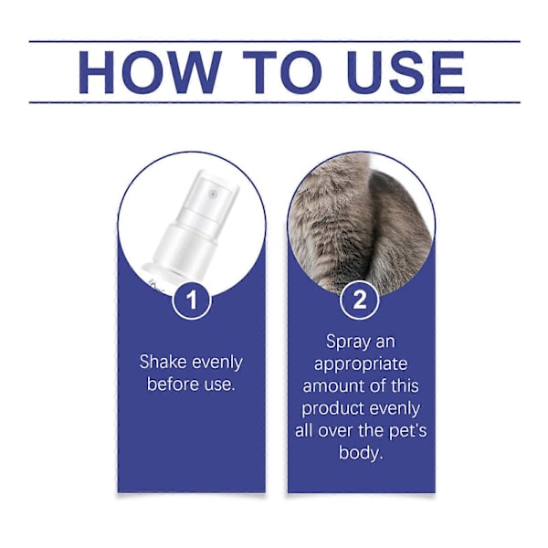 Deodorantspray til kæledyr, loppevæske til katte og hunde, kropsdeodorantspray