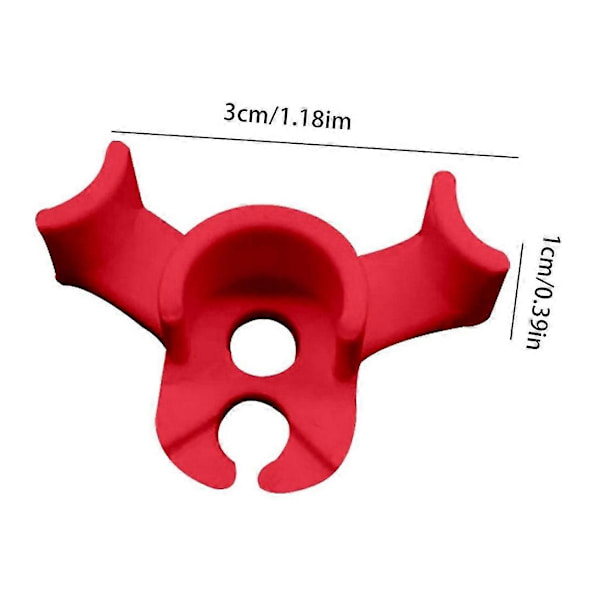 Home Automation Low Stress Training Clips, Medium, Rød, Pakke med 30