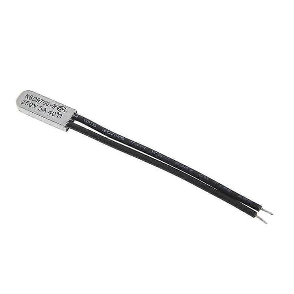 5 stk. Ksd9700 5a 250v 40 grader Celsius (n. O.) Termostat Temperatur Bryter