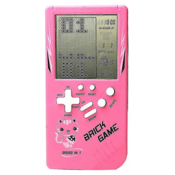 Retro Tetris Spel Fidget Leksaker Barn Pedagogiska Leksaker Pink