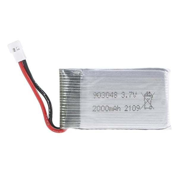 3.7v 2000mah Lipo Batteri 903048 Li-ion Batteri/oplader Rc Quadcopter Reparations Reservedele Til Ky601s H11d H11c Rc Droner-QH