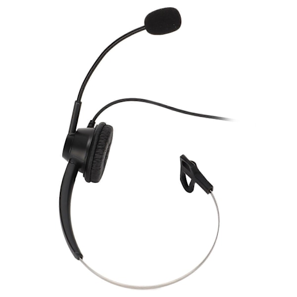 H360?2.5MV 2,5 mm Business Headset Monauralt Kontorsheadset med Högtalarvolymjustering och Mikrofonmute