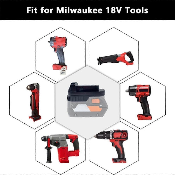 AR18ML Adapter til 18V Batteri til 18V Ledningsfrie Værktøjer, Brug til 18V Platform Batterier