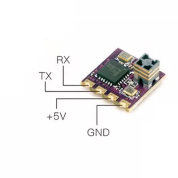 Til Ep2 Tcxo Modtager 2.4ghz Esp8285 Elrs Mini Fpv Racing Drone Modtager 25hz-500hz Ep2 Tcxo