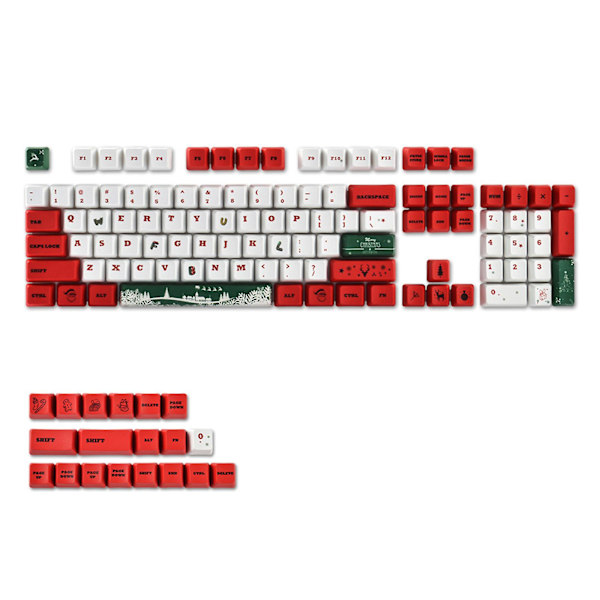 Jultema Keycaps Set Oem Profil Dye Sublimation Pbt Mekaniska