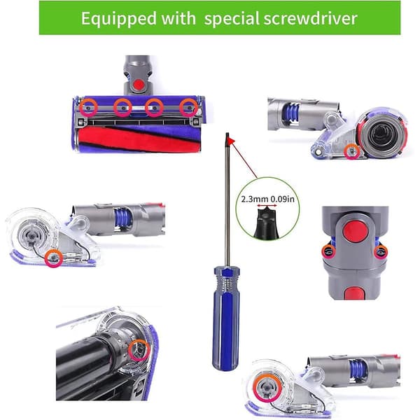 Trigger Switch-knap til V10 V11 Sv12 Sv14 Støvsuger Switch-knap Rød Knap Udskiftning Par
