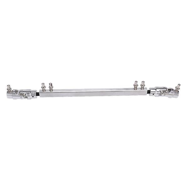Dobbelt Kick Drum Pedal Drivaksel Pedalarm Forbindelsesstang Trommeforbindelsesstang Sølv
