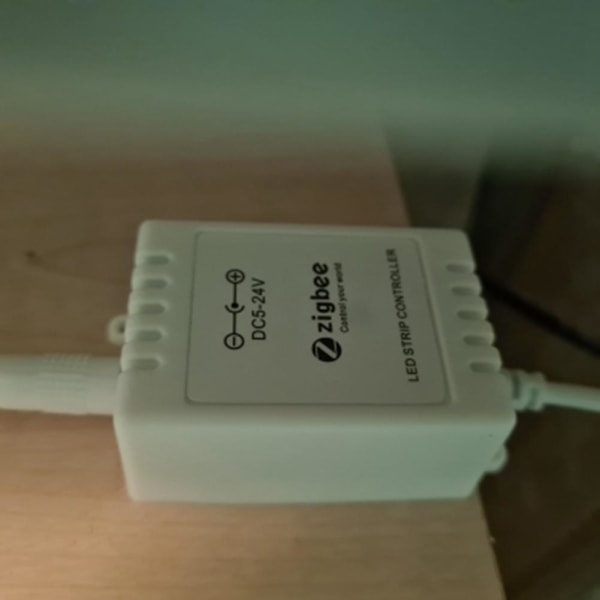 Tuya Zigbee Smart LED-kontroller RGB for lysstripe 5V-24V Kompatibel med Zha Zigbee2mqtt Tasmota Hjem