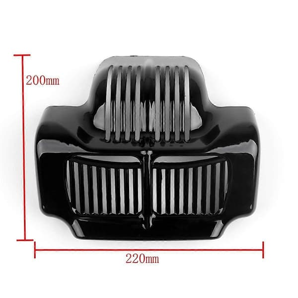 Motorcykelkappe til Touring Street Glide Road FLHX FLTR FLHT 2011-2016, Sort