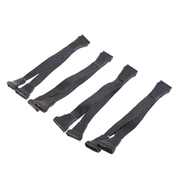 12cm Mini Bundkort Usb3.0 19/20pin Header Forlænger Splitter Kabel 1 Til 2