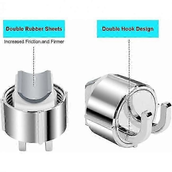 Brusehovedholder 16-27MM med justerbar diameter krom