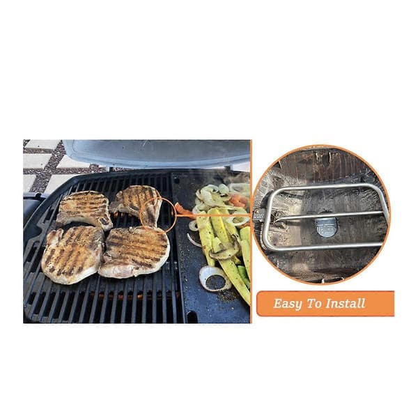 Grillbrennerrør i rustfritt stål 65032 Reservedeler for Q300 Q320 Q3200 Serie Gassgrill