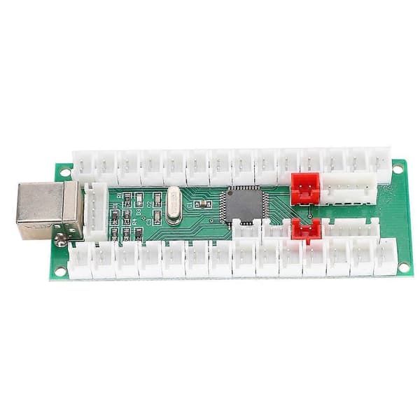 Pelilisävaruste Joystick DIY USB Pelisetti Win8 / Win7 / Vista / XP / 2000 / 98 / Linux / Android (Sininen Punainen Kahdelle Pelaajalle)